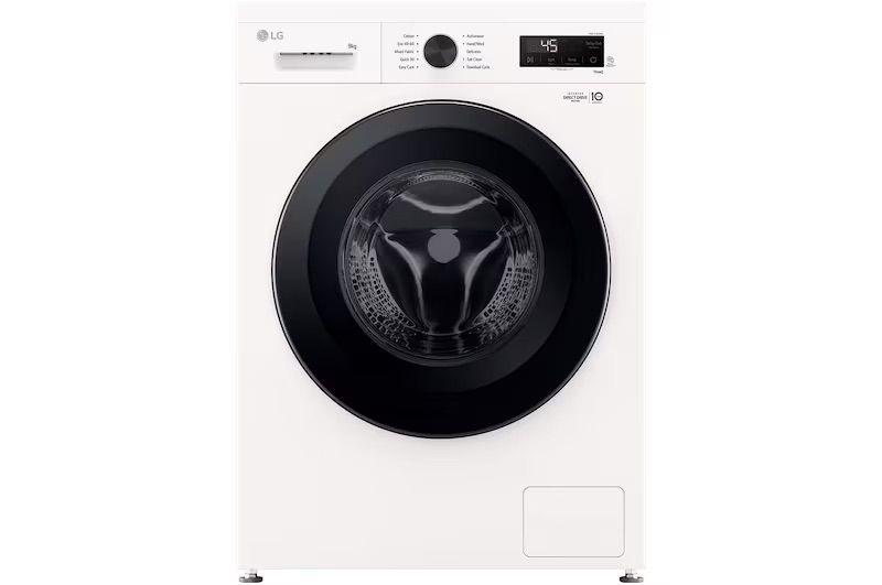LG F4X1009NWB מכונת כביסה 9 ק"ג – הנעה ישירה קיטור, Wi-Fi ו-1400 סל"ד
