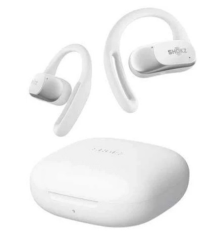 אוזניות אלחוטיות צבע לבן Shokz OpenFit Air
