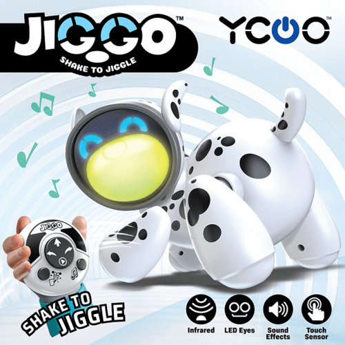 JIGGO - כלב רובוט רוקד ומגיב על שלט