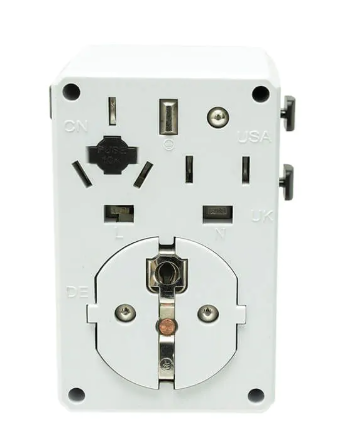 מתאם חשמל אוניברסלי לשקע ישראל 2500W