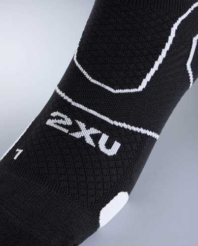 גרבי ריצה Vectr Light Cushion Crew Socks BLK/WHT