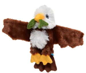 משחק לכלב בובת בארק פטר הנשר - Bark Majestic Marty Soft Crinkle Play Toy For Dogs
