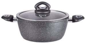 סט סירים סוטז' 28 ס"מ וסיר 24 ס"מ 3.9 ליטר דגם FORGED מסדרת KINGSTONE סולתם