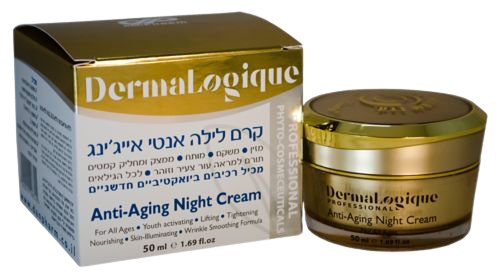 DermaLogique קרם לילה לפנים אנטי אייג'ינג 50 מ"ל דן פארם