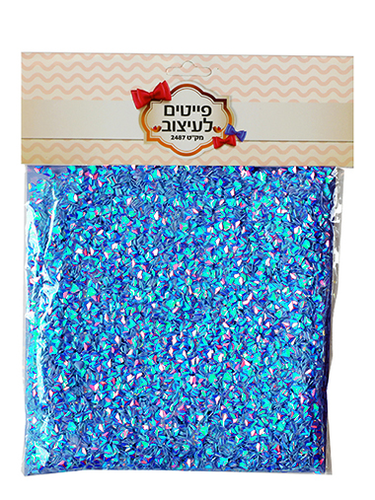 פייטים לעיצוב 50 גר' תכלת (14)