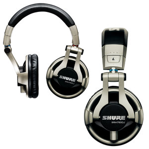 SHURE SRH750DJ - אוזניות די ג'י מעולות