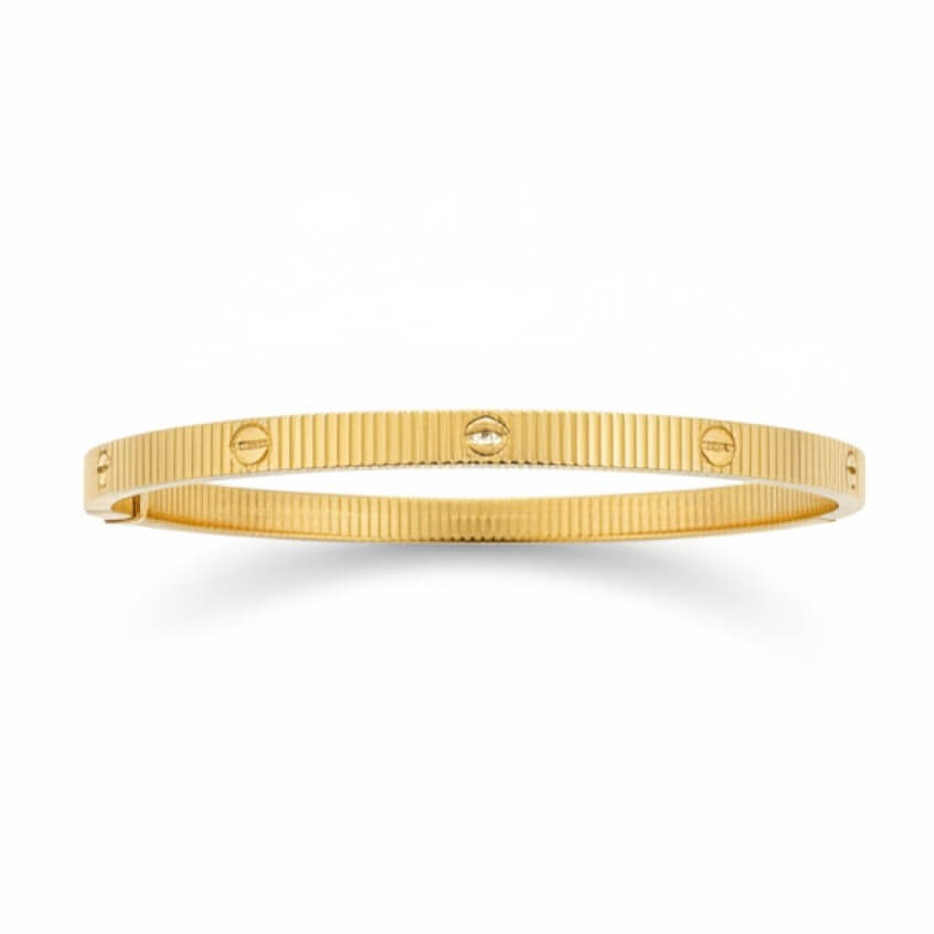 צמיד בנגל "ICON" (רוחב 5ממ) זהב 14K