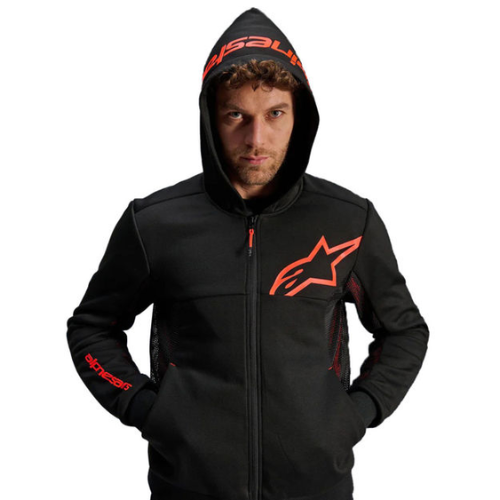 קפוצ'ון CHROME AIR SPORT שחור/אדום ALPINESTARS