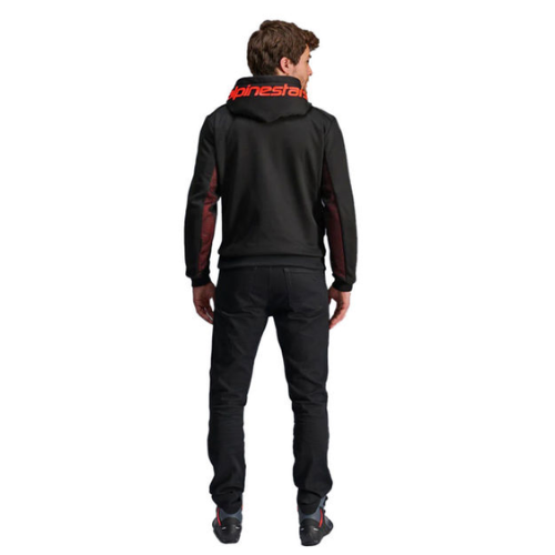 קפוצ'ון CHROME AIR SPORT שחור/אדום ALPINESTARS