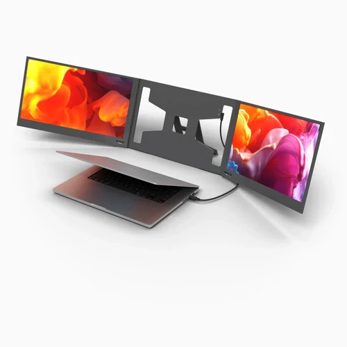 זוג מסכים ניידים OFIYAA Tri-Screen S2 Pro Max 15.6 שני מסכים אופייה