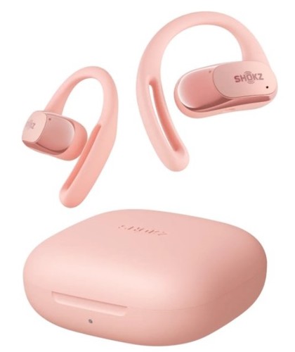 אוזניות אלחוטיות צבע ורוד Shokz OpenFit Air