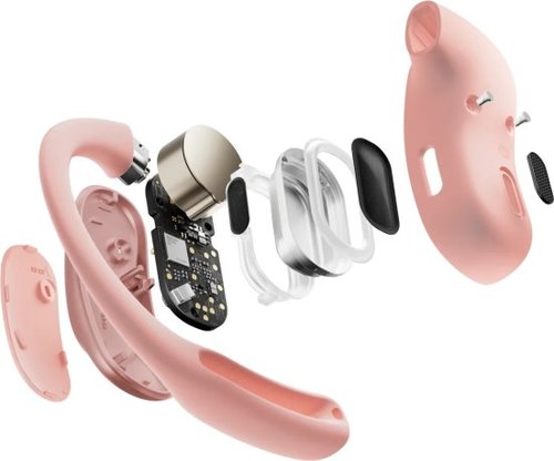 אוזניות אלחוטיות צבע ורוד Shokz OpenFit Air