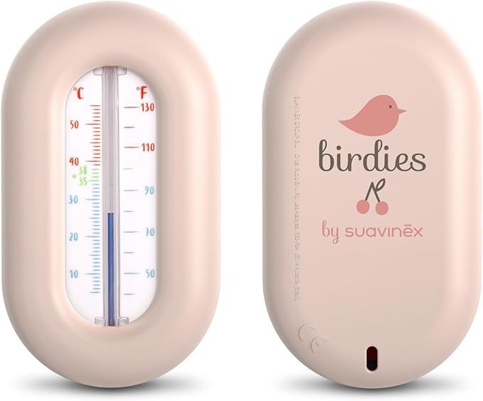 מד חום ארנב לאמבטיה או לחדר סובינקס Birdies צבע ורוד