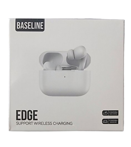 BASELINE EDGE – אוזניות אלחוטיות עם טעינה אלחוטית וביטול רעשים לחוויית שמע מושלמת