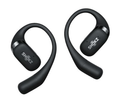אוזניות אלחוטיות צבע שחור Shokz OpenFit Open-Ear