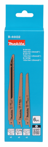 סט 6 להבים למסור אנכי Makita דגם B-44432