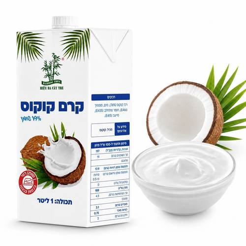 קרם קוקוס 19% שומן 1 ליטר 
