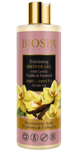 ג'ל רחצה ניחוח וניל ופצ'ולי | 400 מ"ל | ביו ספא - BIOSPA