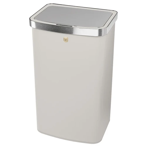 פח חכם מעוצב 60 ליטר קרם זהב Berlinger Haus BH9793
