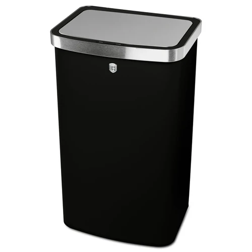 פח חכם מעוצב 60 ליטר שחור Berlinger Haus BH9795 