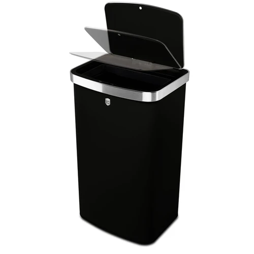 פח חכם מעוצב 60 ליטר שחור Berlinger Haus BH9795 