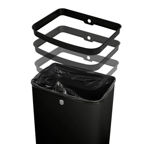 פח חכם מעוצב 60 ליטר שחור Berlinger Haus BH9795 