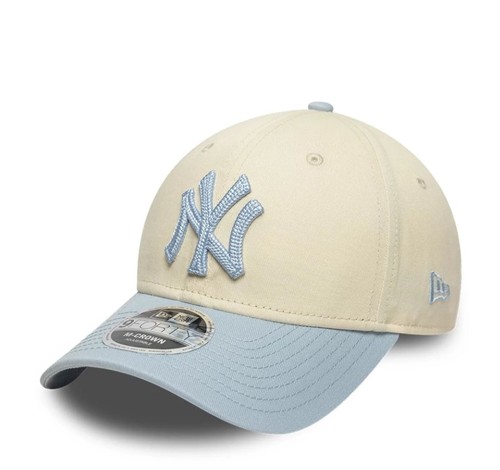 כובע ניו ארה New Era MLB Side Script Cream 9Forty M-Crown  