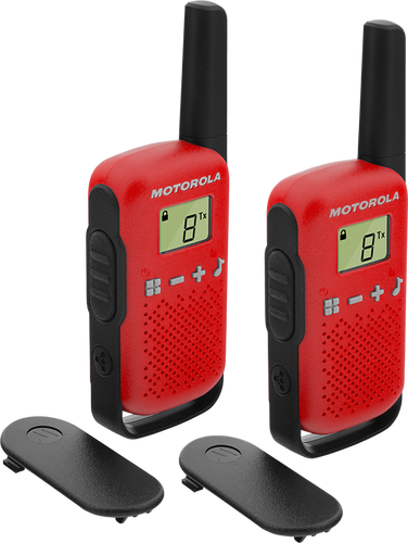 זוג מכשירי קשר MOTOROLA TALKABOUT T42 זמין במלאי אספקה מהירה !
