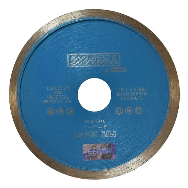 דיסק לחיתוך קרמיקה ״4.5 דגם Rim EHWA שטל
