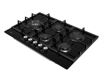 כיריים גז 5 מבערים 75 זכוכית שחורה TADIRAN TADGH75GB