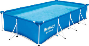 בריכה עמודים מלבנית 400X211X81 Bestway