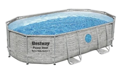 בריכת אולטרה אובלית סט 100X250X427 Bestway