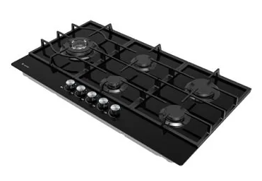 כיריים גז 5 מבערים 90 זכוכית שחורה TADIRAN TADH90GB