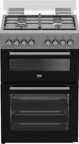 תנור משולב דו תאי דגם KFDM6126BX בקו Beko נירוסטה רוחב 60 ס