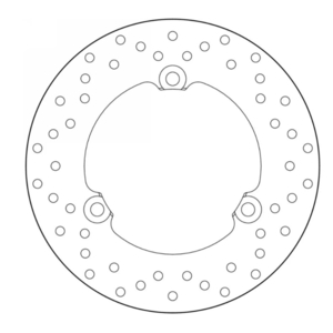 צלחת דיסק ימאהה NMAX אחורי מ-15 ברמבו BREMBO צלחת בלם
