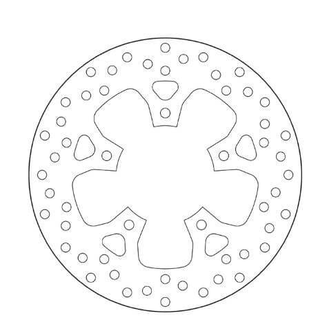 צלחת דיסק ק.ט.מ סופק דיוק 1290 אח ברמבו BREMBO צלחת בלם