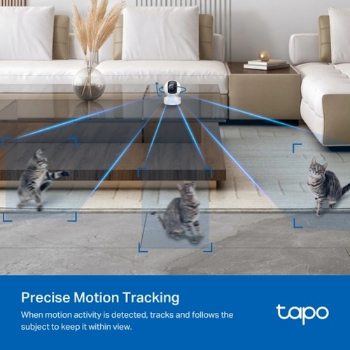 מצלמה TAPO C222 WIFI Pan/Tilt AI Home Security 4MP IP