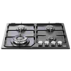 כיריים גז 60 ס"מ 4 להבות צבע שחור פחם Delonghi דגם DGH1160AN