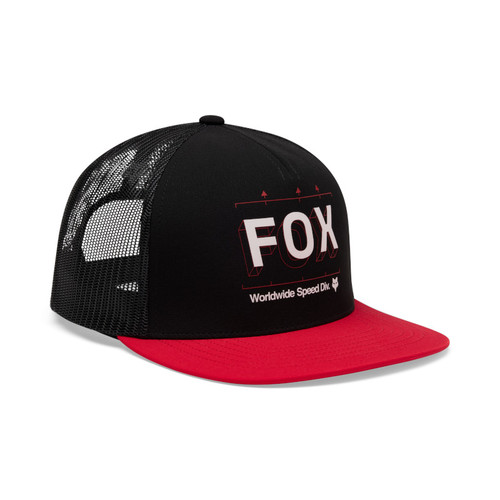כובע פוקס שחור -  FOX IMAGE PRINT SNAPBACK