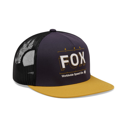 כובע פוקס סגול/צהוב -  FOX IMAGE PRINT SNAPBACK