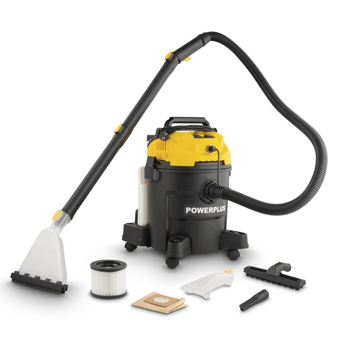 שואב אבק רטוב/יבש + ניקוי ספות POWX3265  1600W 20L 106, VACUUM CLEANER – CARPET CLEANER WET-DRY 1600W 20L, ברקוד 5400338129407
