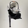 סלקל נשכב לתינוק הכולל בסיס קבוע לרכב i-Level Recline™ Signature - אפור/לבן Oyster