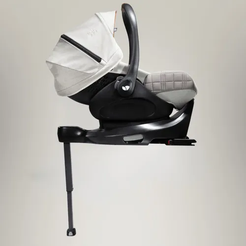 סלקל נשכב לתינוק הכולל בסיס קבוע לרכב i-Level Recline™ Signature - אפור/לבן Oyster