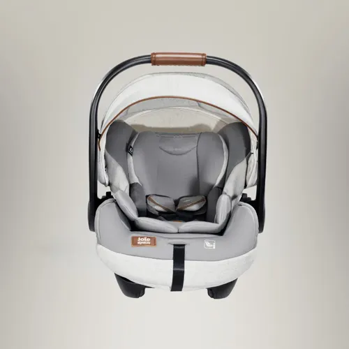 סלקל נשכב לתינוק הכולל בסיס קבוע לרכב i-Level Recline™ Signature - אפור/לבן Oyster