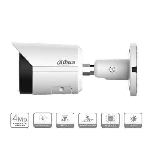 מצלמת אבטחה צינור IP ראיית לילה צבעונית 4.0MP Full Color עדשה 2.8 מ