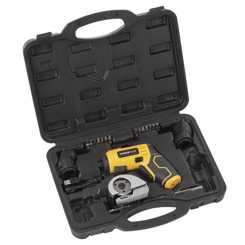 מברגה קומפקטית רב תכליתי 3 ב-1 3.6V 20ACC עם כבל POWX00408  USB