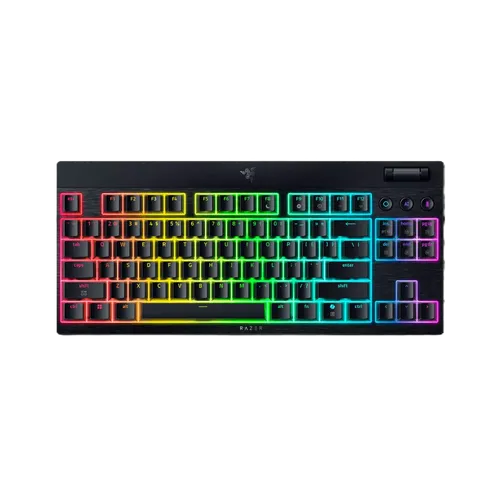 מקלדת אלח RAZER  BLACKWIDOW V4 LOW-P HYPERSPEED YELLOW.S