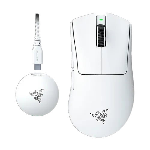 עכבר לבן RAZER DEATHADDER V4 PRO