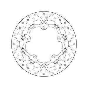 צלחת דיסק ימאהה MT09 SP קדמי ברמבו BREMBO צלחת בלם