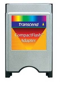 מתאם לכרטיסי CF של חברת Transcend
